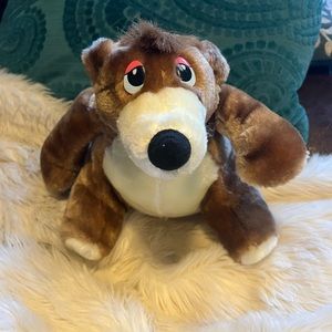 ASI 62960 Classic small plush brown teddy bear Greek, vintage stuffed animal